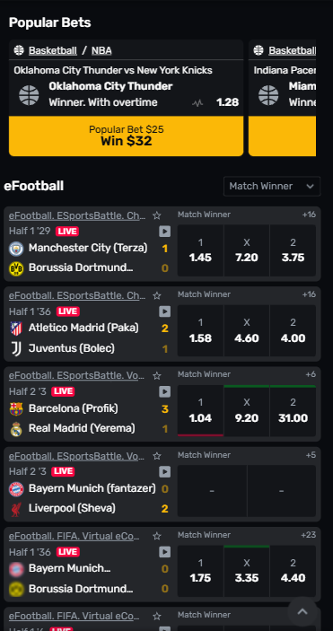 menace betting